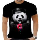 Camiseta Camisa Personalizada Animal Panda Urso Óculos 6_x000D_