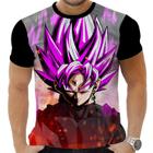 Camiseta Camisa Personalizada Anime Clássico Dragon Ball Goku Black 16_x000D_