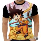 Camiseta Camisa Personalizada Anime Clássico Dragon Ball Goku Super Saiyajin 12_x000D_