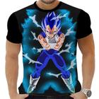 Camiseta Camisa Personalizada Anime Clássico Dragon Ball Vegeta 03_x000D_