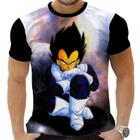 Camiseta Camisa Personalizada Anime Clássico Dragon Ball Vegeta 05_x000D_