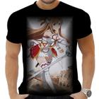 Camiseta Camisa Personalizada Anime Clássico Sword Art Online 02_x000D_