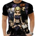 Camiseta Camisa Personalizada Anime Death Note Ryuk Yagami L 01_x000D_