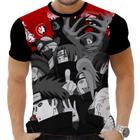 Camiseta Camisa Personalizada Anime Naruto Akatsuki 01_x000D_