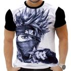 Camiseta Camisa Personalizada Anime Naruto Kakashi Hatake 05_x000D_