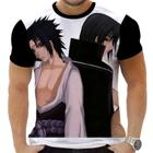 Camiseta Camisa Personalizada Anime Naruto Sasuke Uchiha 05_x000D_