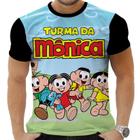 Camiseta Camisa Personalizada Desenho Turma da Mônica 1_x000D_