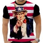 Camiseta Camisa Personalizada Dollar EUA Estados Unidos 2_x000D_