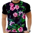 Camiseta Camisa Personalizada Flor Floral Natureza Linda 2_x000D_