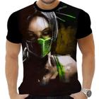 Camiseta Camisa Personalizada Game Mortal Kombat Jade_x000D_