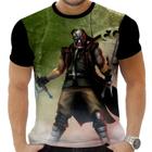 Camiseta Camisa Personalizada Game Mortal Kombat Kabal_x000D_