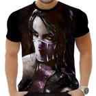 Camiseta Camisa Personalizada Game Mortal Kombat Mileena 5_x000D_