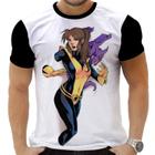 Camiseta Camisa Personalizada Herois Lince Negra 2_x000D_