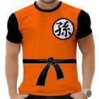 Camiseta Camisa Personalizada Herois Traje Dragon Ball Goku_x000D_