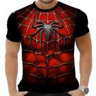 Camiseta Camisa Personalizada Herois Traje Homem Aranha_x000D_