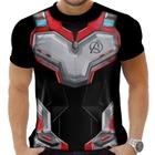 Camiseta Camisa Personalizada Herois Traje Vingadores_x000D_