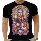 Camiseta Camisa Personalizada Rock Guns N Roses Hard Rock 6_x000D_