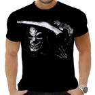 Camiseta Camisa Personalizada Rock Horror Caveira 34_x000D_