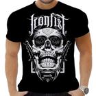 Camiseta Camisa Personalizada Rock Horror Caveira 8_x000D_