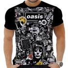 Camiseta Camisa Personalizada Rock Metal Oasis 1_x000D_