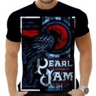 Camiseta Camisa Personalizada Rock Metal Pearl Jam 20_x000D_