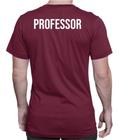 Camiseta Camisa Professor Educação Personal Aulas Uniforme Logo Frente e Costa