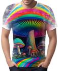 Camiseta Camisa Rave Jardim Psicodélico Good Vibe Cogumelo 3