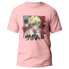 Camiseta Camisa Record Of Ragnarok Anime 3 Rosa