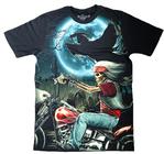 Camiseta Camisa Skull Caveira Moto Harley Blusa Masculina