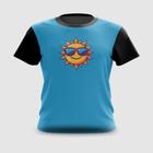 Camiseta Camisa Sol Sorridente de Óculos