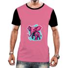 Camiseta Camisa Tshirt Animais Cyberpunk Elefantes Safari 1