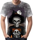 Camiseta Camisa Tshirt Halloween Esqueletos Caveiras HD 10