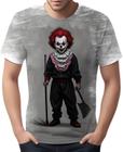 Camiseta Camisa Tshirt Halloween Palhaço Assustador Terror 1