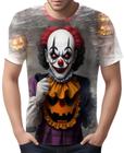 Camiseta Camisa Tshirt Halloween Palhaço Assustador Terror 8