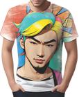 Camiseta Camisa Tshirt K-pop Moda Coreana Pop Art Ásia 12