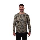 Camiseta Camuflada Marpat Proteção Uv50+ Para Esportes Ao Ar Livre - Pesca,Corrida, Ciclismo, Montanhismo.