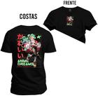 Camiseta Capa Anime Plus Size Extra Grande Gola Redonda Estampa Dtf Premium