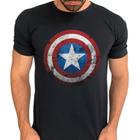 Camiseta Capitão América Preta