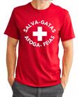 Camiseta Carnaval Afoga Feias Salva Gatas Camisa