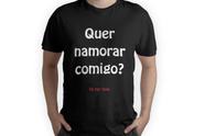 Camiseta carnaval namora comigo hoje festa engraçado amor