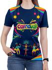 Camiseta Carnaval PLUS SIZE Samba Abada Feminina Blusa est3