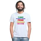 Camiseta Carnaval Te Amarei De Março A Janeiro Camisa Personalizada Blusa Adulto Algodão com Poliéster