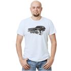 Camiseta Carro Ford Galaxie Landau Camisa Personalizada Blusa Adulto Algodão com Poliéster