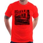 Camiseta Carro retrô na cidade - Foca na Moda