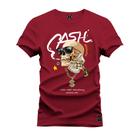 Camiseta Cash Confortável Estampada Nexstar 100% Algodão