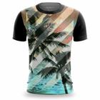 Camiseta Casual Slim Tshirt Tradicional Estampada Camisa Gola Redonda