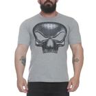 Camiseta caveira flex bsk0124 cinza - black skull - clothing (g)