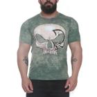 Camiseta caveira lee priest bsk0125 verde - black skull - clothing (gg)