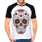 Camiseta caveira mexicana masculina03