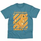 Camiseta Charmander Pokemon Desenho Basica Estampada Unissex 100% Algodão